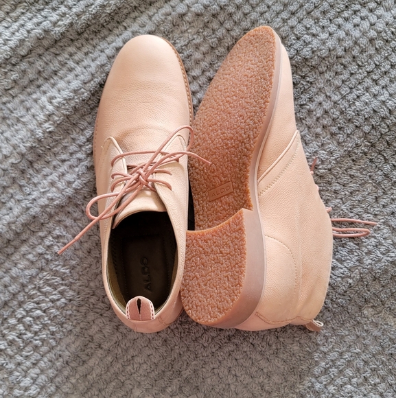 Aldo Mens Leather Chukka/ Desert Boots - Picture 3 of 4